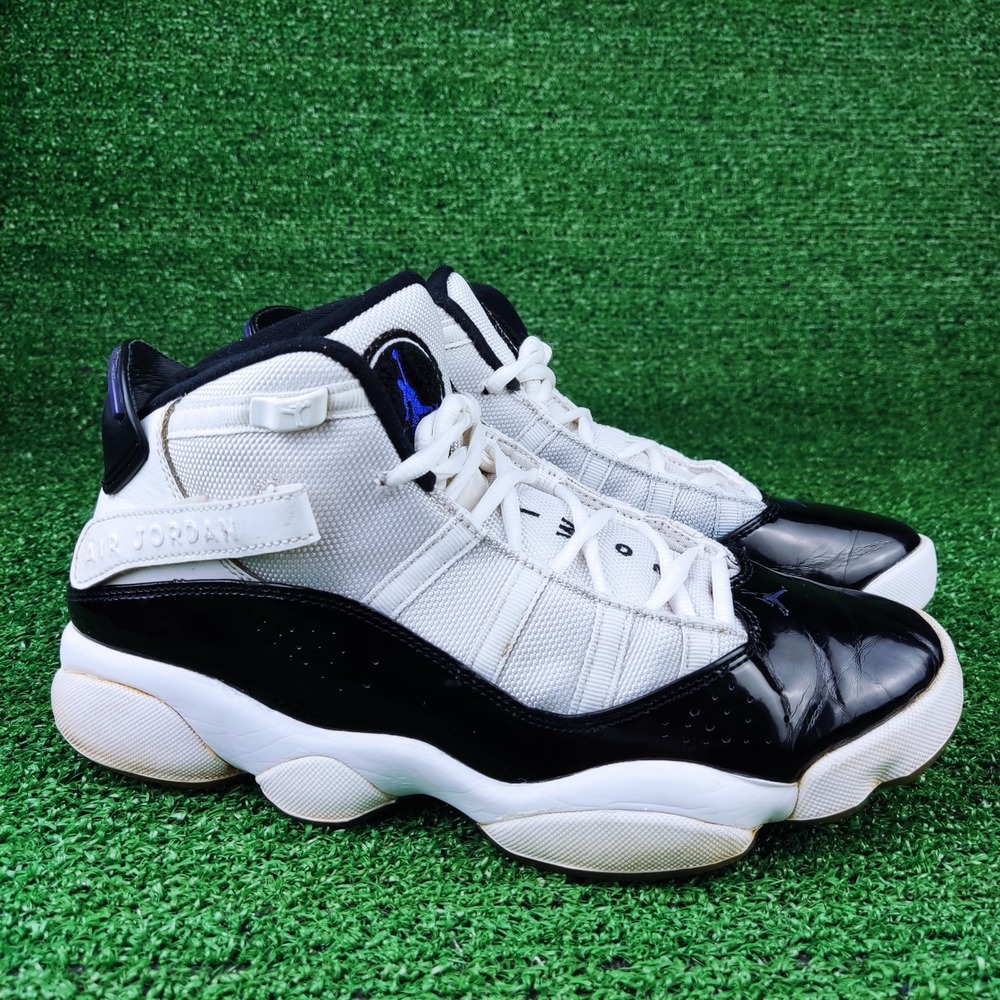 Jordan Shoes Mens 8 White 6 Rings Concord 322992-104 Basketball Sneakers